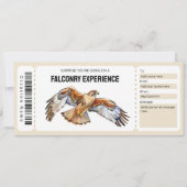 Falconry Experience Ticket Cadeaubon Kaart (Voorkant)
