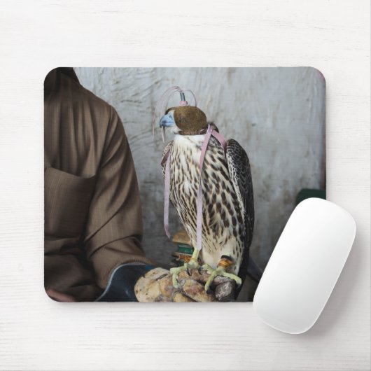 Falconry falcon mousepad muismat (Met muis)