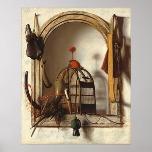 Falconry Gear, Christoffel Pierson Fine Art Poster (Voorkant)