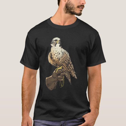 Falconry Glove Falconer Falconry T-shirt (Voorkant)