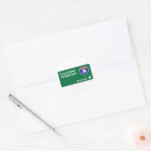 Falconry Next Exit Ronde Sticker (Envelop)