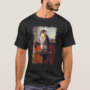 Falconry Peregrine Falcon Birder Falconer Mannen W T-shirt