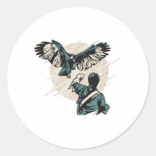 Falconry Ronde Sticker