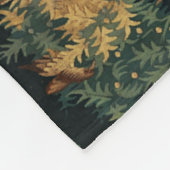 FALCONS BATH Red Blue Antiek medieval Fleece Deken (Hoek)