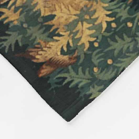 FALCONS BATH Red Blue Antiek medieval Fleece Deken (Hoek)