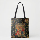 FALCONS BATH Red Blue Antiek medieval Tote Bag (Voorkant)