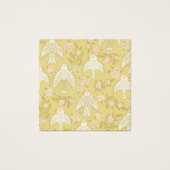 Falcons en Rozen die Ketting juwelen vertonen Vierkante Visitekaartjes (Voorkant)