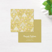 Falcons en Rozen die Ketting juwelen vertonen Vierkante Visitekaartjes (Bureau)