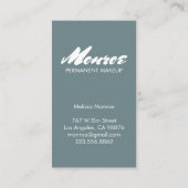 Falcons & Rozen Elegant Geïllustreerd Patroon Cust Visitekaartje (Achterkant)