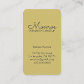 Falcons & Rozen Elegant geïllustreerd Visitekaartje (Achterkant)