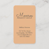 Falcons & Rozen Elegant geïllustreerd Visitekaartje (Achterkant)