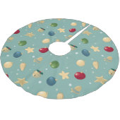 Falda árbol navidad, adornos navideños, estrella kerstboom rok (Gekanteld)