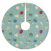 Falda árbol navidad, adornos navideños, estrella kerstboom rok (Voorkant)