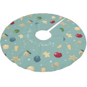 Falda árbol navidad, adornos navideños, estrella kerstboom rok (Gekanteld)