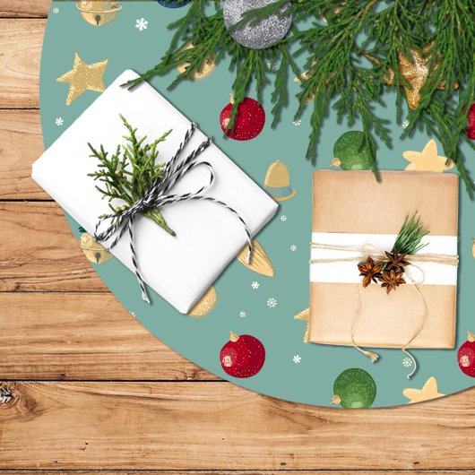 Falda árbol navidad, adornos navideños, estrella kerstboom rok