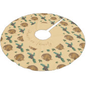 Falda árbol navidad con cervatillo y ramas. kerstboom rok (Gekanteld)