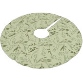 Falda árbol navidad con diseño de hojas muérdago kerstboom rok (Gekanteld)