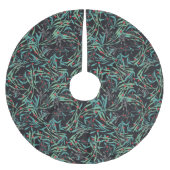 Falda árbol navidad con hojas de acebo kerstboom rok (Voorkant)