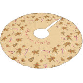 Falda de árbol de Navidad con galletas navideñas Kerstboom Rok (Gekanteld)