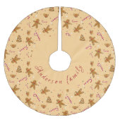 Falda de árbol de Navidad con galletas navideñas Kerstboom Rok (Voorkant)