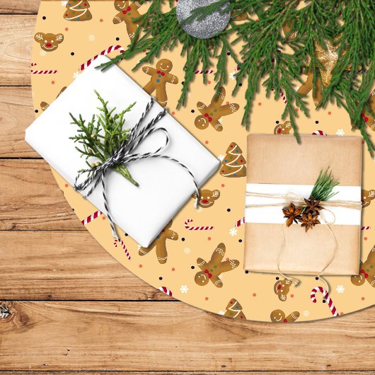 Falda de árbol de Navidad con galletas navideñas Kerstboom Rok