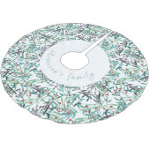 Falda de árbol navidad con diseño de acebo kerstboom rok (Gekanteld)