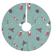 Falda Para El Árbol De Navidad Santa Claus Kerstboom Rok (Voorkant)