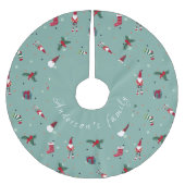 Falda Para El Árbol De Navidad Santa Claus Kerstboom Rok (Voorkant)