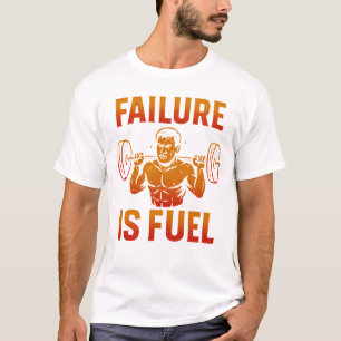 Falen is brandstof - Motivatie Gym Warrior Tshirt
