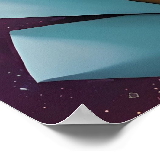 Falen is de eerste stap naar succes poster (Hoek)