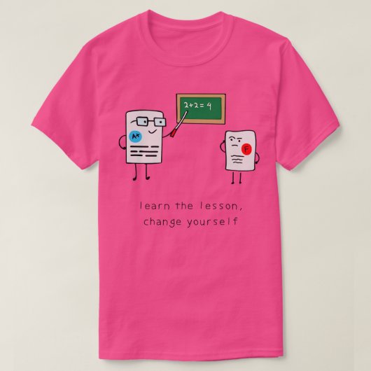 falen is slechts een deel van succes t-shirt (Design voorkant)