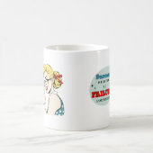 Falen voor altijd demotivationele grappige retro p koffiemok (Center)