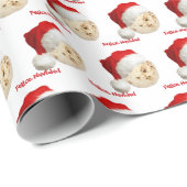 Falize Navidad Funny Tortilla Christmas Cadeaupapier (Rol Hoek)