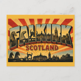Falkirk Schotland De Kelpies Briefkaart