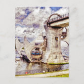 Falkirk Wheel Briefkaart (Voorkant)