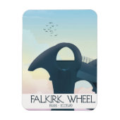 Falkirk Wheel,Schotland reisposter Magneet (Verticaal)