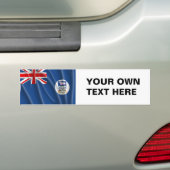 FALKLAND EILANDEN BUMPERSTICKER (Op auto)