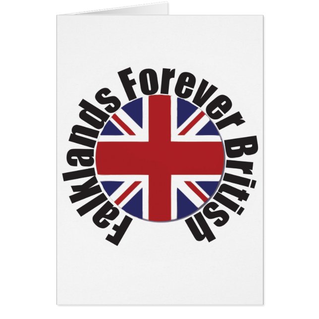 Falkland is voor altijd Brits (Voorkant)