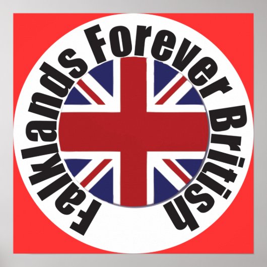 Falkland is voor altijd Brits Poster (Voorkant)