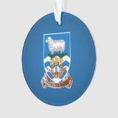 Falkland Islander coat of arms Ornament (voorkant)