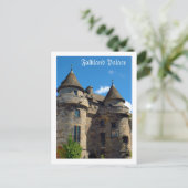 Falkland Palace in Fife, Schotland Briefkaart (Staand voorkant)