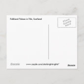 Falkland Palace in Fife, Schotland Briefkaart (Achterkant)