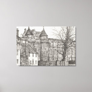 Falkland Palace Scotland. 2007 Canvas Afdruk