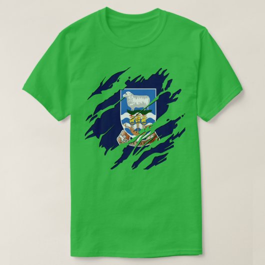 Falklandeilanden altijd t-shirt (Design voorkant)