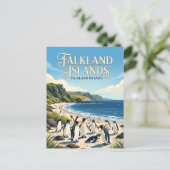 Falklandeilanden Briefkaart (Staand voorkant)