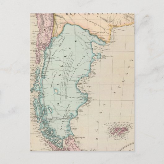Falklandeilanden Briefkaart (Voorkant)