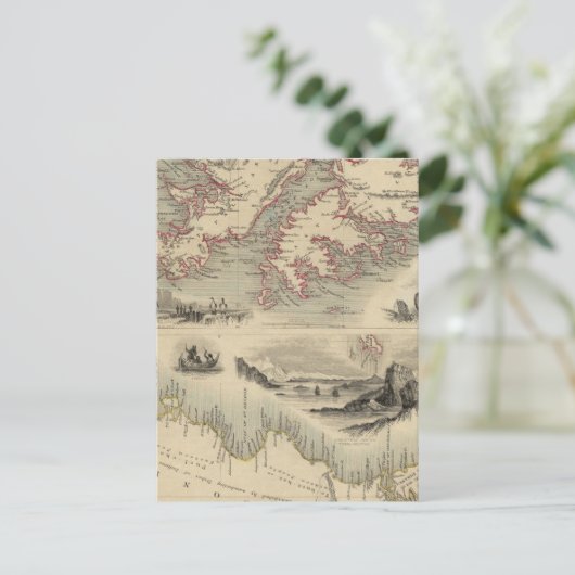 Falklandeilanden en Patagonië Briefkaart (Staand voorkant)