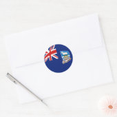 Falklandeilanden Fisheye Vlag Sticker (Envelop)