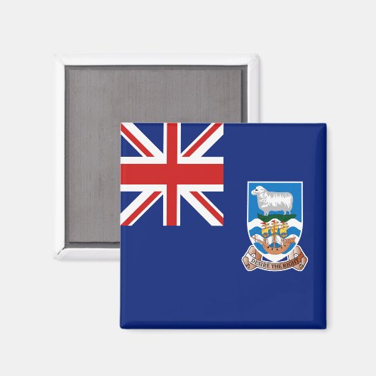 Falklandeilanden Flag Magnet (Voorkant / Achterkant)