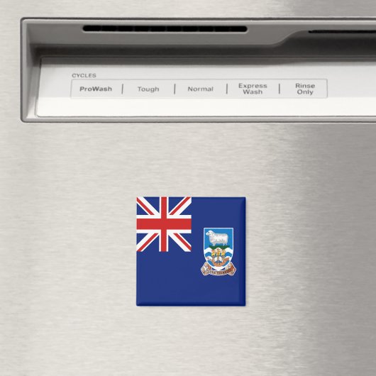 Falklandeilanden Flag Magnet (Insitu (Vaatwasser))